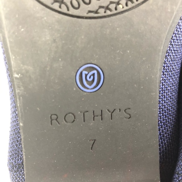 ROTHY'S The Loafer Navy Heather size 7 - Picture 15 of 15